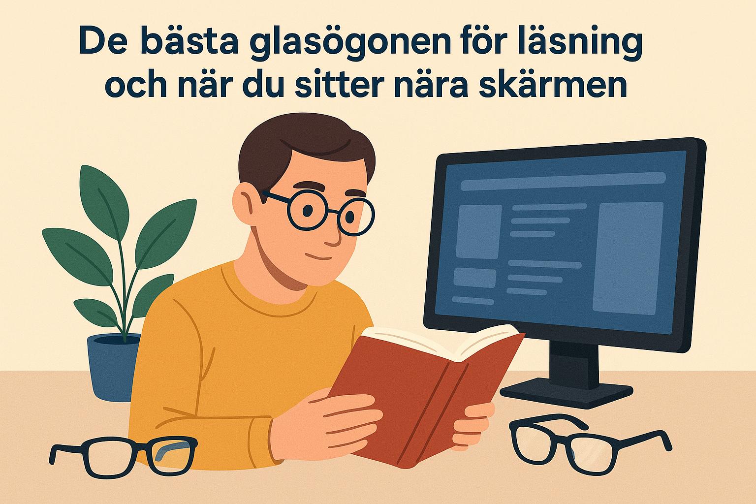 De bästa glasögonen för läsning och när du sitter nära skärmen