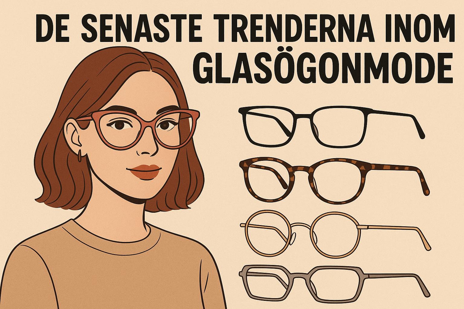 De senaste trenderna inom glasögonmode