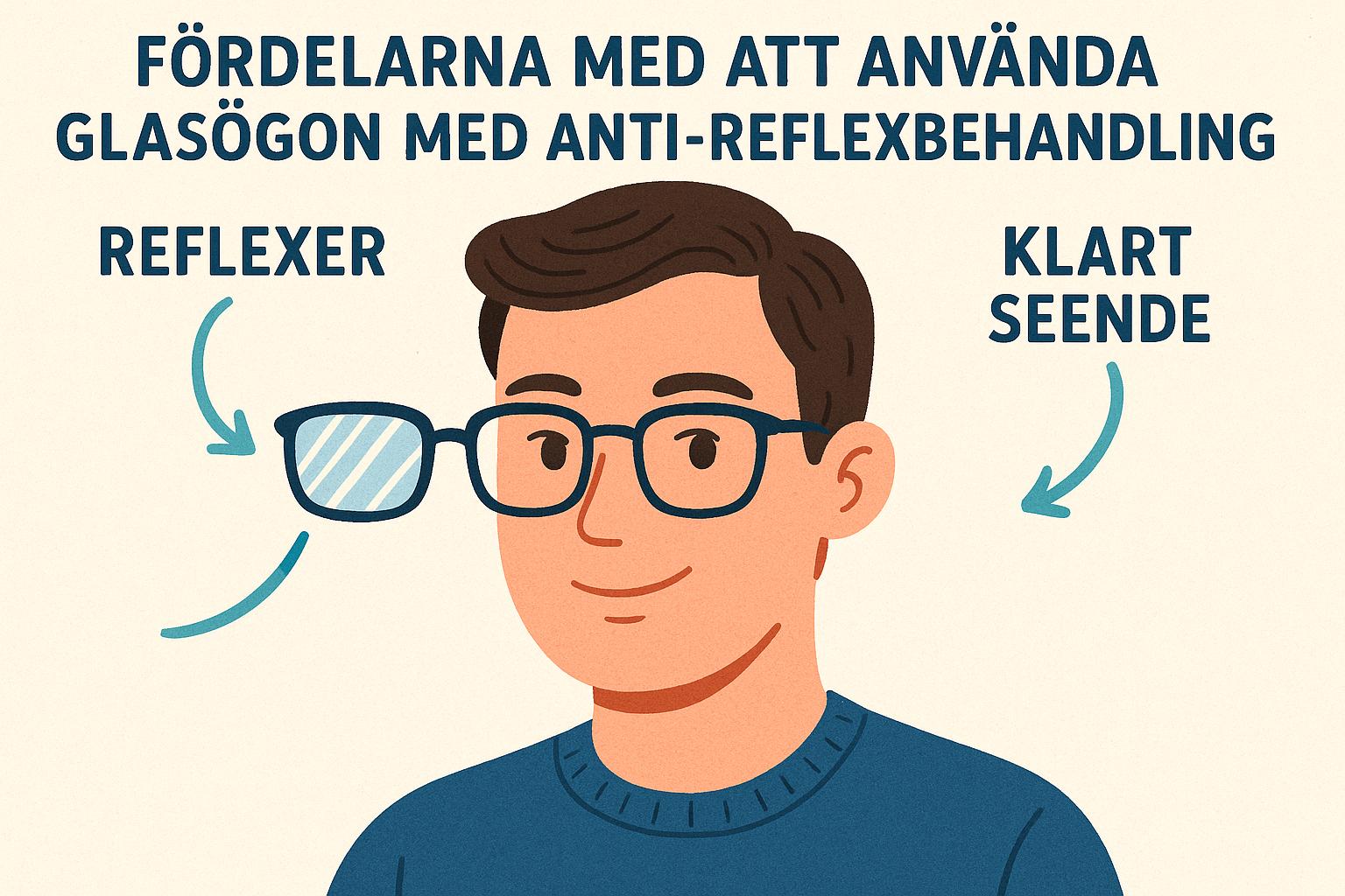 Fördelarna med att använda glasögon med anti-reflexbehandling