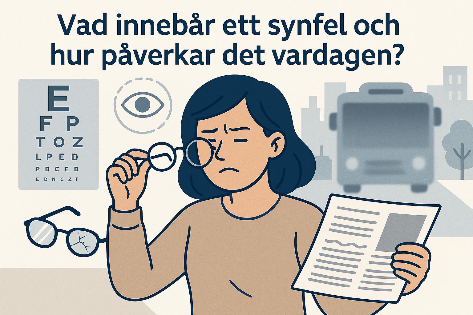 Vad innebär ett synfel och hur påverkar det vardagen?