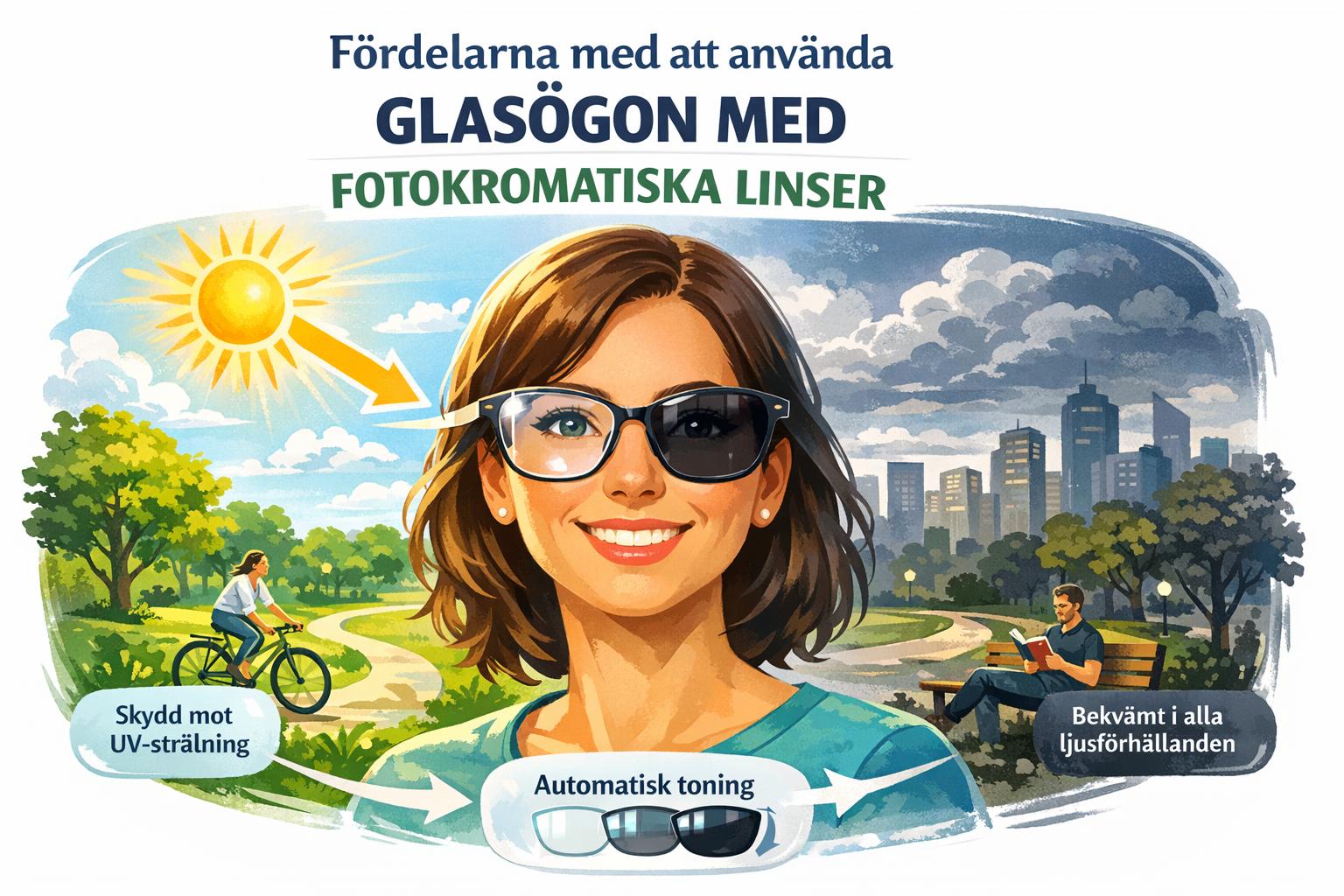 Fördelarna med att använda glasögon med fotokromatiska linser