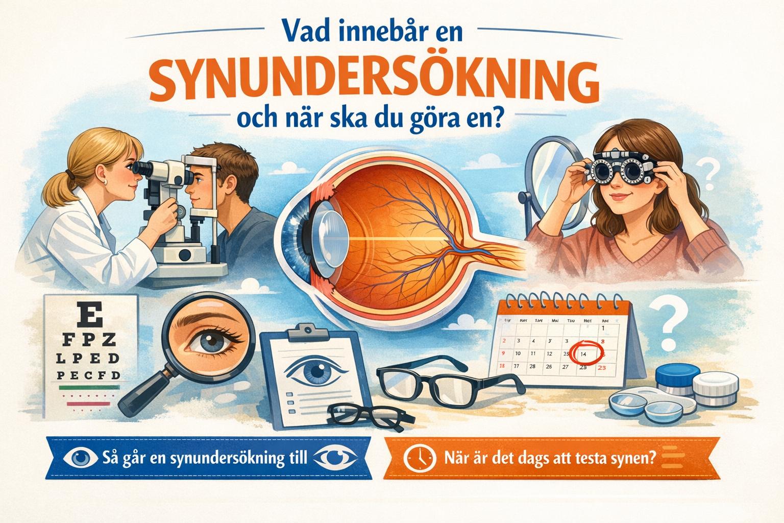 Vad innebär en synundersökning och när ska du göra en?